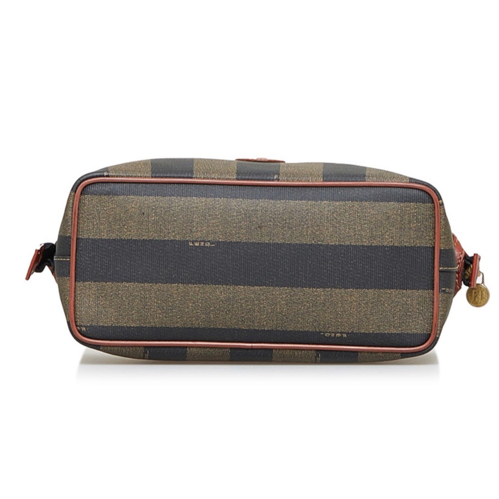 Vintage Fendi Authentic Pequin Boston leather designer Clutch & travel handbag - Picture 5 of 7
